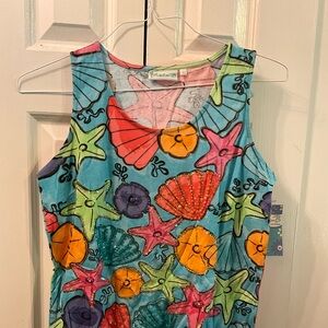 Lula B ladies sleeveless top  size large